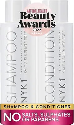 NYK1 Salt Sulphate Free Shampoo And Conditioner - (500ml X2) BEST Hair Care • £38.99