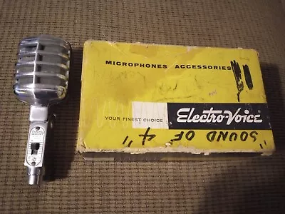 Vintage ELECTRO-VOICE Model 611 Mercury Microphone With Box (untested As Is) • $80