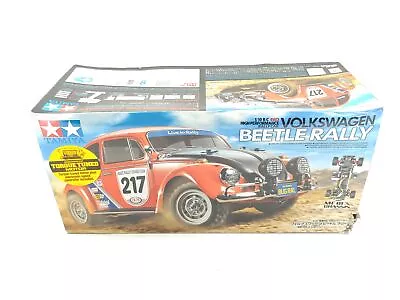 Tamiya Volkswagen Beetle Rally Kit Build Brushed ARTR Used Blue Painted • $199.99