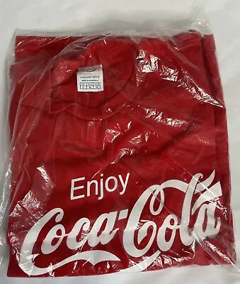 Coca Cola Enjoy  T-Shirt 100% Preshrunk Cotton New In Package. Size Adult Large • $16.99