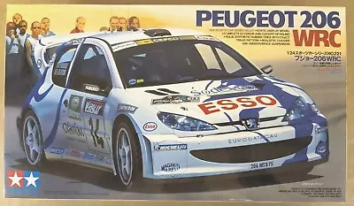 Tamiya 1/24 - Peugeot 206 WRC Esso Rally Car Model Kit • £34.99