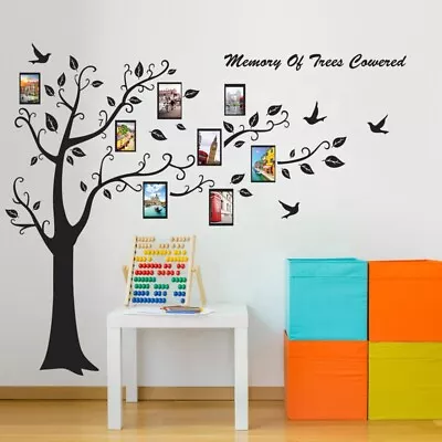 Brand New Family Tree Bird Wall Stickers Art Decals Photo Frame Quotes Home Deco • £9.29