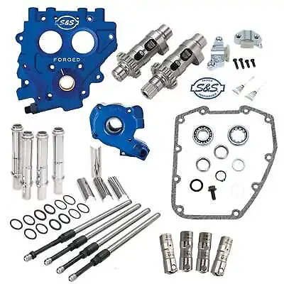 S&S 585EZ Chain Easy Start Cam Camchest Kit W/ Pushrods Oil Pump Plate Harley... • $2158.16