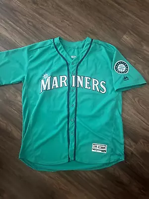 Majestic Authentic Ken Griffey Jr. Seattle Mariners Jersey Size 48 • $109.99