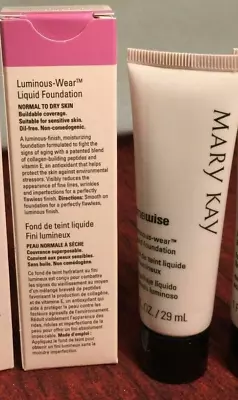 1 NIB Mary Kay TimeWise Luminous-Wear Liquid Foundation BEIGE 2 FREE SHIP • $26.89