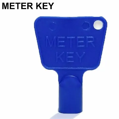£3.25 • Buy Meter Box Key Blue Cupboard Cabinet Triangle Meter Keys Utility Meter Keys