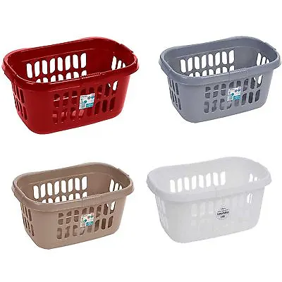 Hipster Laundry Basket Wham Modern Washing Linen Carrier Plastic High Grade • £10.99