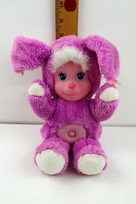 Vintage Mattel Magic Nursery Pets Puppy Purple With Pink Rubber Face • $21.99