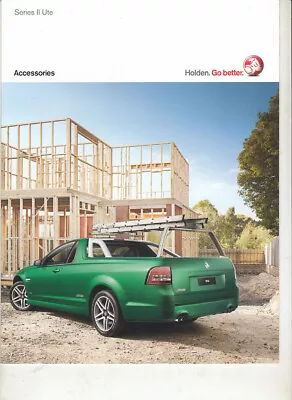 2010 HOLDEN VE SERIES II COMMODORE UTE ACCESSORIES 6p Brochure SS SV8 SSV • $34.95