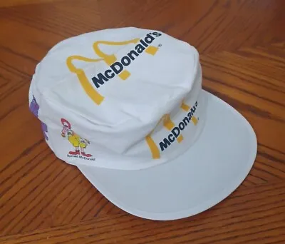 Vintage 1980s McDonald’s Character Painter Hat Cap Ronald Grimace Hamburglar • $30