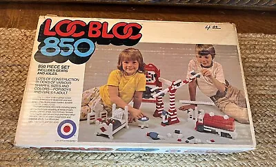 VINTAGE 1971 LOC BLOC 850 Building Blocks -Classic Toy Bricks • $20