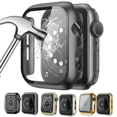 For Apple Watch Series 9/8/7/6/5/4/SE Case Cover 41/45/40/44mm Screen Protector • $8.99