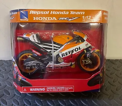 Marc Marquez #93 MotoGp Repsol Honda 1:12 Model Motorcycle Motorbike RCV 213 • £15