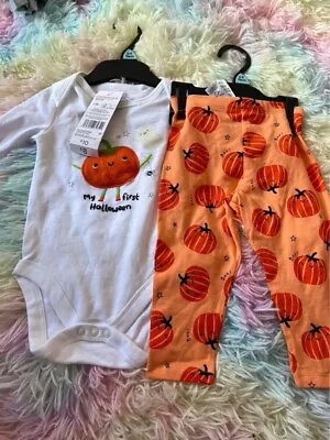 Unisex Baby My First Halloween Set 6-9 Months • £4