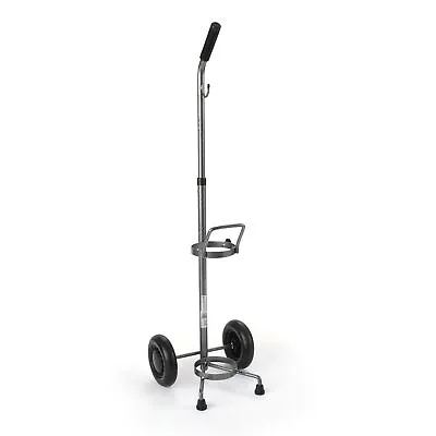 Drive Medical Adjustable Oxygen Cylinder Cart Silver Vein Finish 13002SV-6 1 EA • $24.98