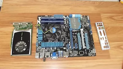 Intel Core I7-3770 CPU ~ 16gb Ram With ASUS P8Z77-V Motherboard Combo • $40