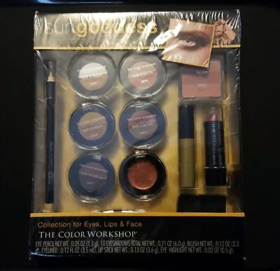 Markwins Sun Goddess Collection For Eyes Lips & Face 10 Eyeshadow Blush Lipstick • $16