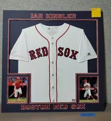 Professionally Matted Collage - Ian Kinsler Boston Red Sox Jersey Photos 32 X 32 • $170