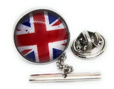 British Union Jack Flag Flag Tie Tack / Lapel Pin • £13.50