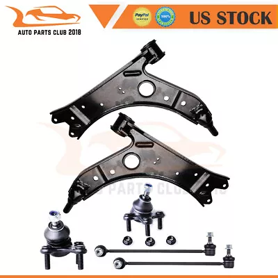 $96.89 • Buy 6x Front Control Arms Ball Joints Sway Bar Links Fits 06-08 09 Volkswagen Jetta