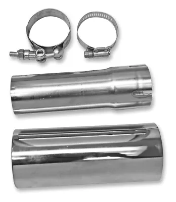 Bassani 2-into-1 Chrome Muffler Adaptor (11119P) • $72.64