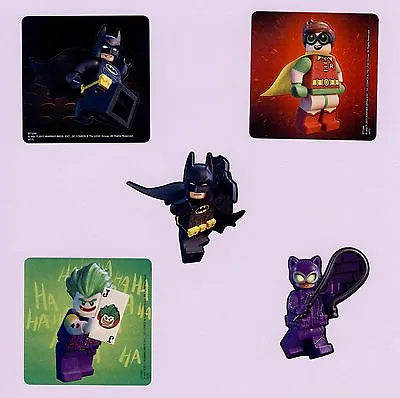 $2.50 • Buy 15 Lego Batman Shaped - Large Stickers - Party Favors - Robin, Cat Woman, Joker
