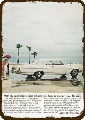 1964 BUICK LeSABRE CONVERTIBLE CAR Vintage Look Replica Metal Sign • $24.99