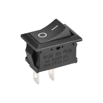 Mini Boat Rocker Switch Toggle Switch 2pins ON/OFF AC 250V/6A 125V/10A • $6.17