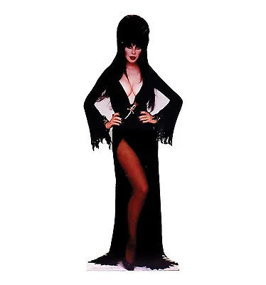 Elvira Halloween Lifesize Standup Standee Cardboard Mistress Of The Dark Prop • $49.90