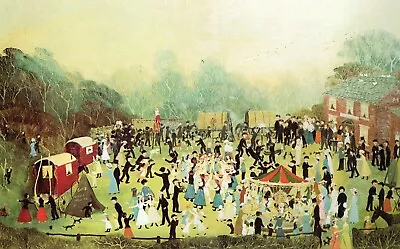 £15 • Buy Edwardian Children Disy Nook Fair With Artist Helen Bradley Lovely Mounted Print
