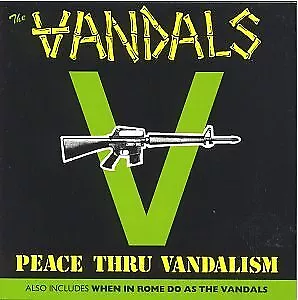 THE VANDALS - Peace Through Vandalism/when In Rome Do As The Vandals - CD • $38.75