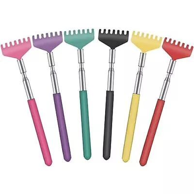 YIMICOO 6 Pack Extendable Back Scratcher - Portable Telescoping Metal Back Scrat • $10.76