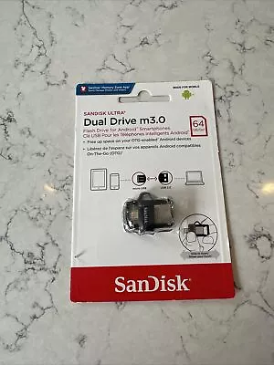 SanDisk USB 32GB 64GB Ultra Dual Type-A/Micro USB Flash Drive • £5.99