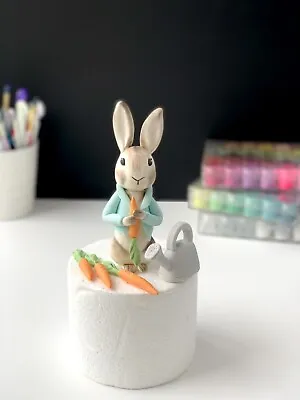 £36.99 • Buy Unofficial Peter Rabbit And Vegetables Edible Birthday  Cake Decoration