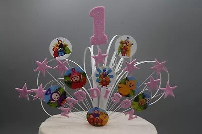 Cake Topper Stars On Wires Tele Children's TV  1st 2nd 3rd 4th 011  ANY THEME • £14.99