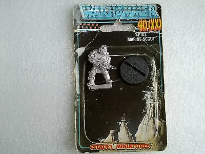 Warhammer 40k Rogue Metal Space Scout 1st Edition 1988 Citadel Games Workshop • £24