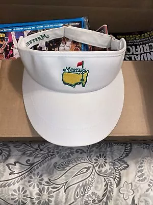 NEW The Masters Augusta National White Visor Hat By American Needle No Tags • $30