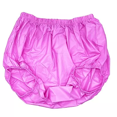£11.81 • Buy Ladies PVC/Plastic Waterproof Incontinence Briefs Pants Knickers Pink Purple