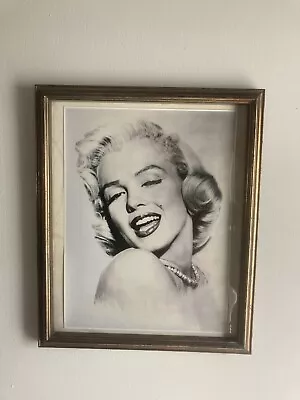 Marilyn Monroe (1950s) Stunning Portrait - Hollywood Beauty Vintage Photo Framed • $70