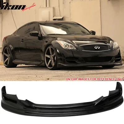 For 08-14 Infiniti G37 Coupe TS Style Front Bumper Lip Painted KH3 Black Spoiler • $314.99