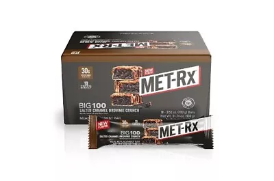 MET-Rx Big 100 Protein Bar Meal Replacement Bar 30G Protein Salted Caramel Br... • $23.21