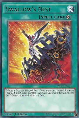 Swallow's Nest [Wing Raiders] [WIRA-EN054] - Yu-Gi-Oh! - NM • $1