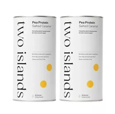 New Two Islands Salted Caramel Pea Protein 2 X 500g • $60