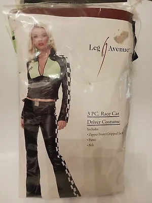 Halloween Costume 3 Piece Womens Race Car Driver Size L • $20