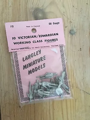 F9 Langley Models Victorian Working Class 10 X Figures Meta Kit • £5