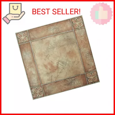 Nexus Self Adhesive 12-Inch Vinyl Floor Tiles 20 Tiles - 12  X 12  Spanish Ros • $21.50