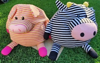 Mushable Pot Bellies Lot (2) Pig/Zebra • $9.99