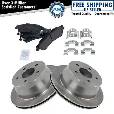 Rear Premium Posi Semi Metallic Disc Brake Pad & Rotor Kit For GM • $108.44