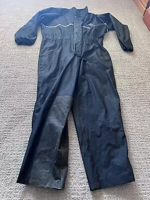 Harley Davidson Rain Suit Large 1 Piece Pants & Jacket Coverall Nice Motorcycle • $54.95