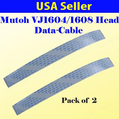 2x  Data Cable For Mutoh VJ-1604/ VJ-1618/ 1204/1304/RJ-900C 31 Pins Data Cable • $11